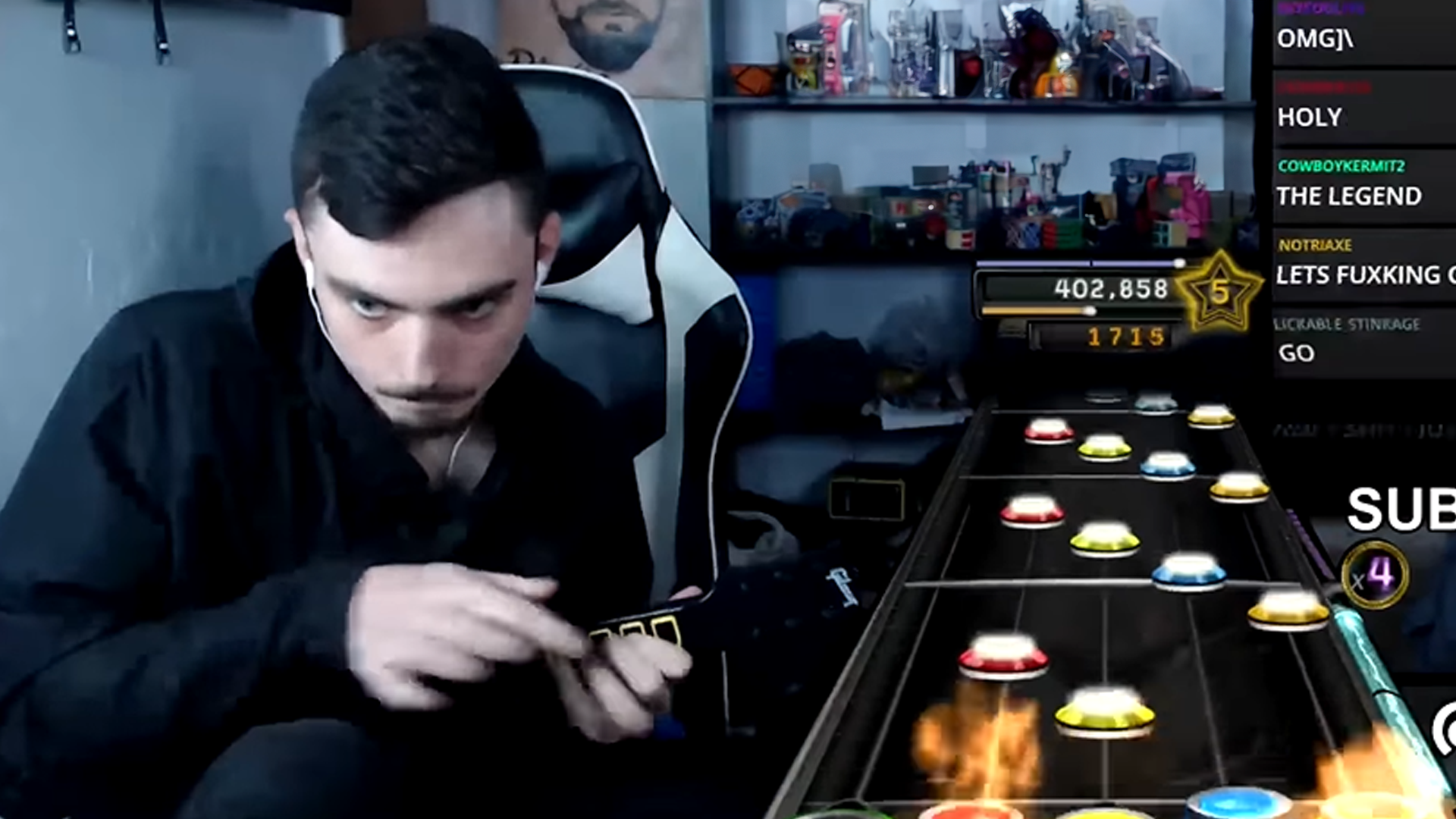 Impossible Guitar Hero Song Completed 100% By Streamer 10 Years Later