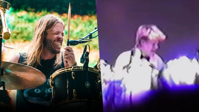 15-year-old Taylor Hawkins performs at his high school ‘battle of the bands’ in unearthed clip