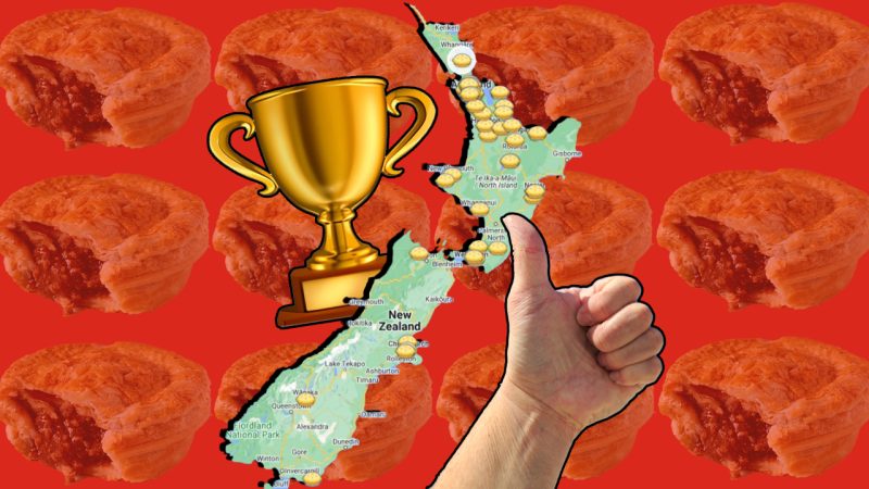 A Kiwi bloke has created a Google map of NZ's award-winning pies so here's where to snag 'em