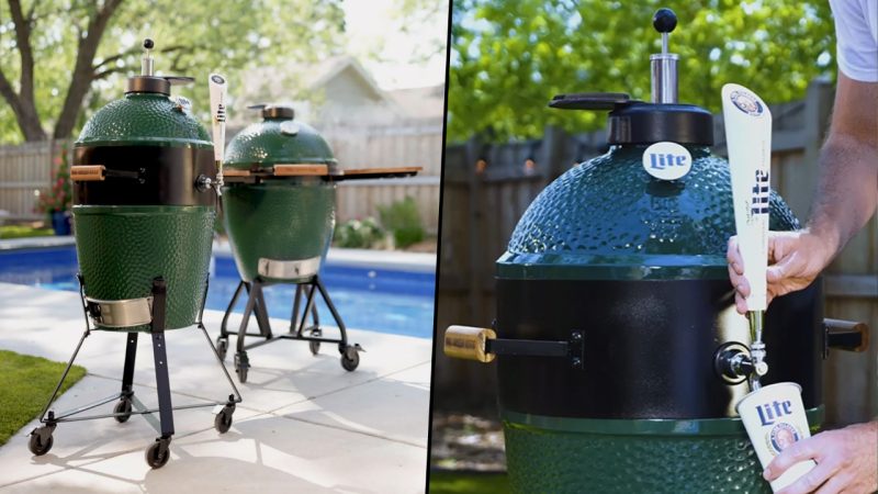 You can now get a Green Egg beer keg to match your low and slow smoker