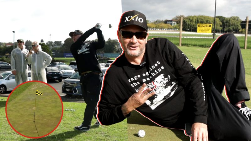 Bryce wacks ten golf balls and wins a listener a trip to LIV Golf in Adelaide
