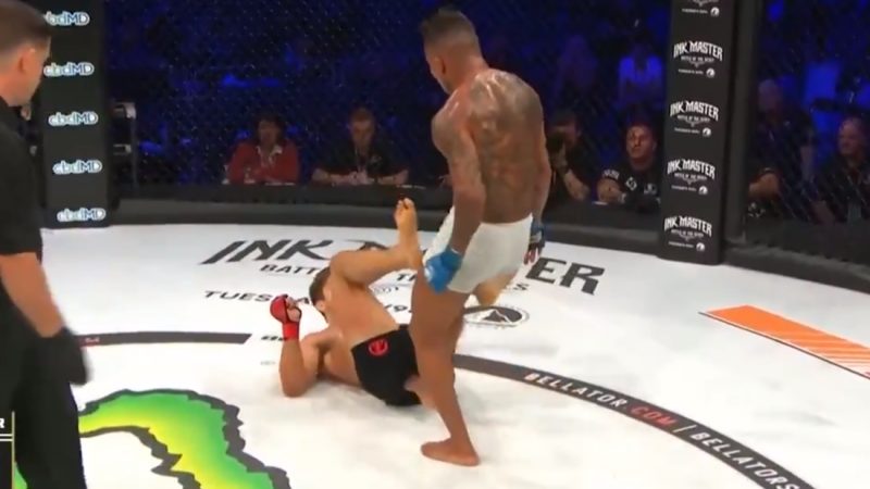 MMA Fighter Jorge Kanella docked a point for his cheeky toe Hopoate
