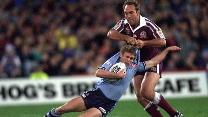 WATCH: The greatest Origin tackle of all time? Remembering Tallis' 'rag doll' defense