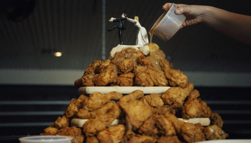 KFC took note of our Westside Wedding and now you can tie the knot eating fried chicken