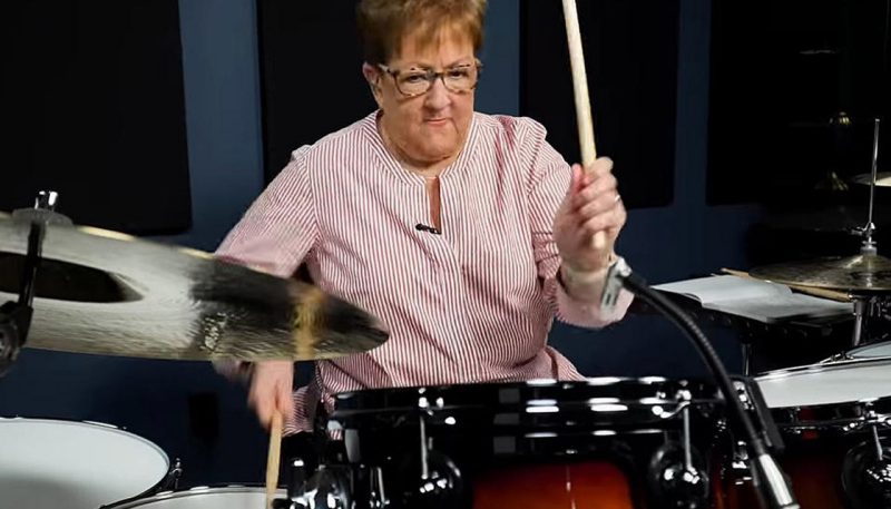 WATCH: Grandma crushes Disturbed's 'Down With The Sickness' on drums