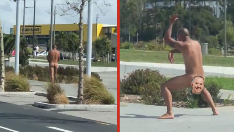 WATCH: Video of naked bloke walking around West Auckland goes viral