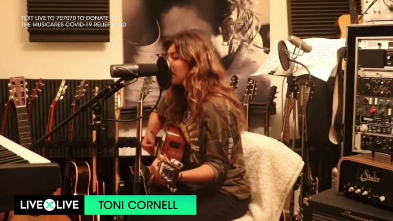 WATCH: Chris Cornell's 15 year old daughter Toni Cornell performs 'Hunger Strike'