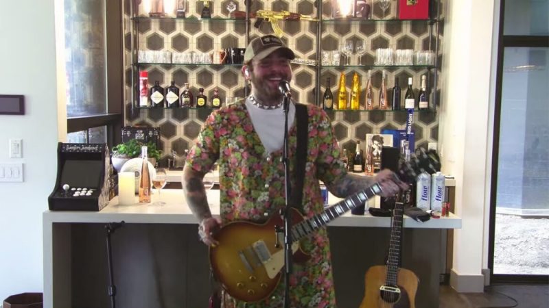 WATCH: Post Malone's livestream tribute to Nirvana