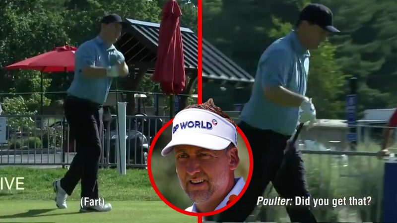 Golfer lets rip a massive fart after first swing at PGA Golf Tournament
