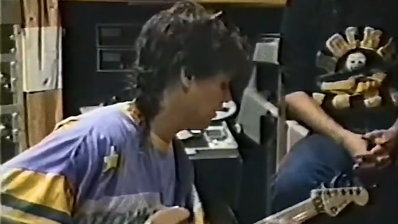 WATCH: Unearthed clip of Eddie Van Halen playing 'Amsterdam' years before its release
