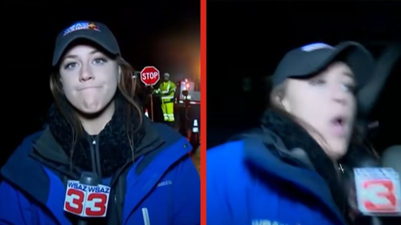 WATCH: News reporter hit by a car live on TV, kept reporting after