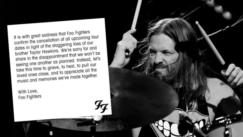 'We're sorry': Foo Fighters cancel NZ tour following sudden death of Taylor Hawkins