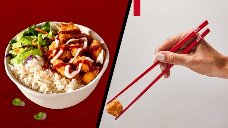 KFC have just dropped a Popcorn Chicken Rice Bowl 