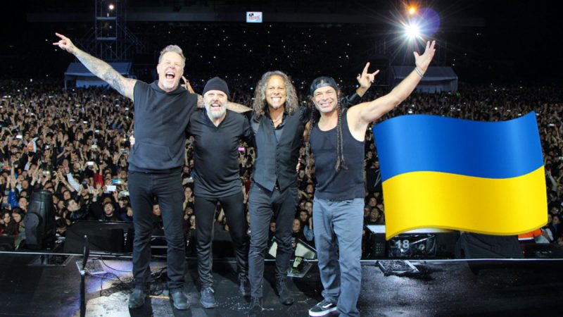 Metallica’s charity raises $500k for food supplies for Ukrainians