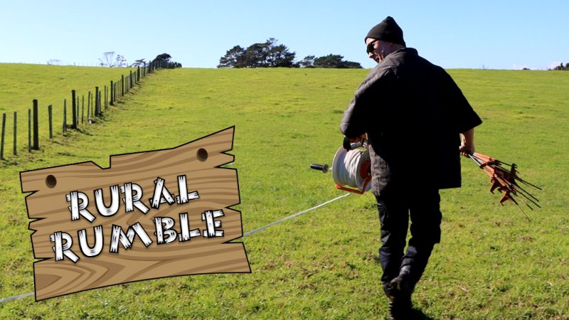 Rural Rumble: Rural Rog puts up a fence