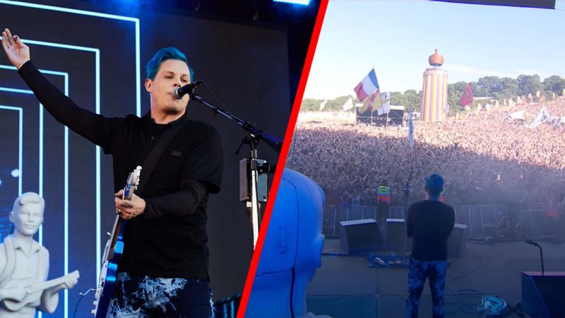 Glastonbury crowd sings 'Seven Nation Army' riff so loud Jack White stops playing guitar