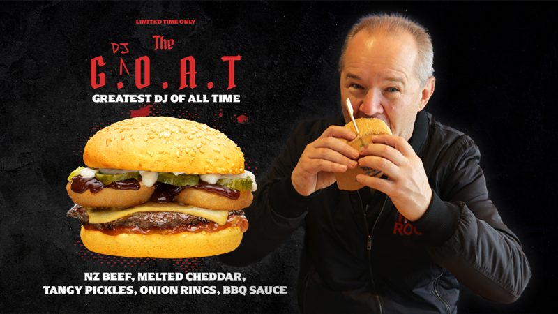 The G.O.A.T DJ Burger                             