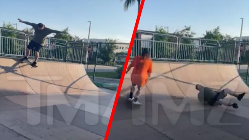 Watch: Bam Margera breaks his wrist in gnarly fall at skatepark 