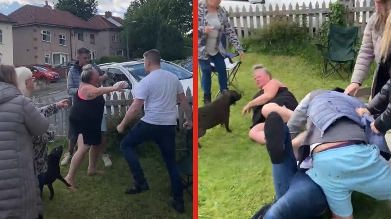 WATCH: UK Mum's 50th birthday turns into a family brawl