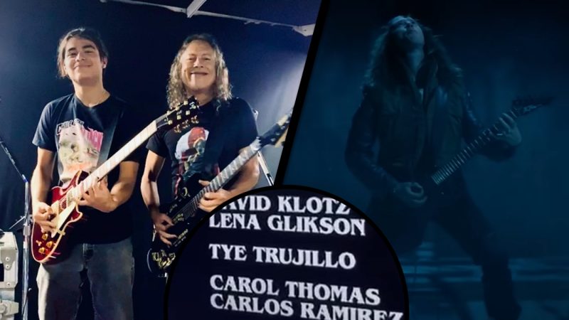Kirk Hammett praises Tye Trujillo's 'Master of Puppets' playing on Stranger Things