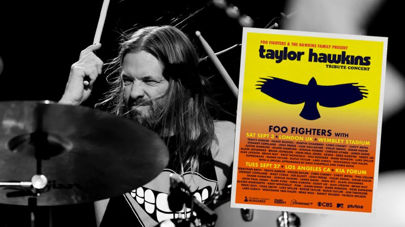 Members of Metallica, AC/DC and Travis Barker added to Taylor Hawkins tribute gigs
