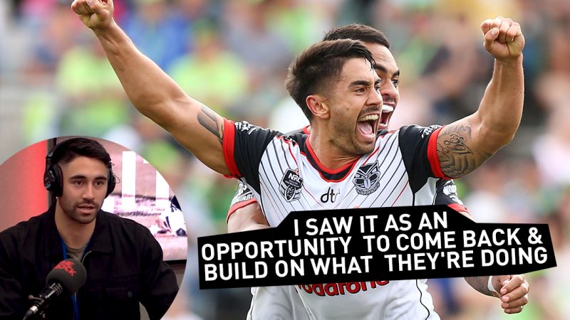 Shaun Johnson on his excitment returning to the Warriors and his thoughts on Reece Walsh