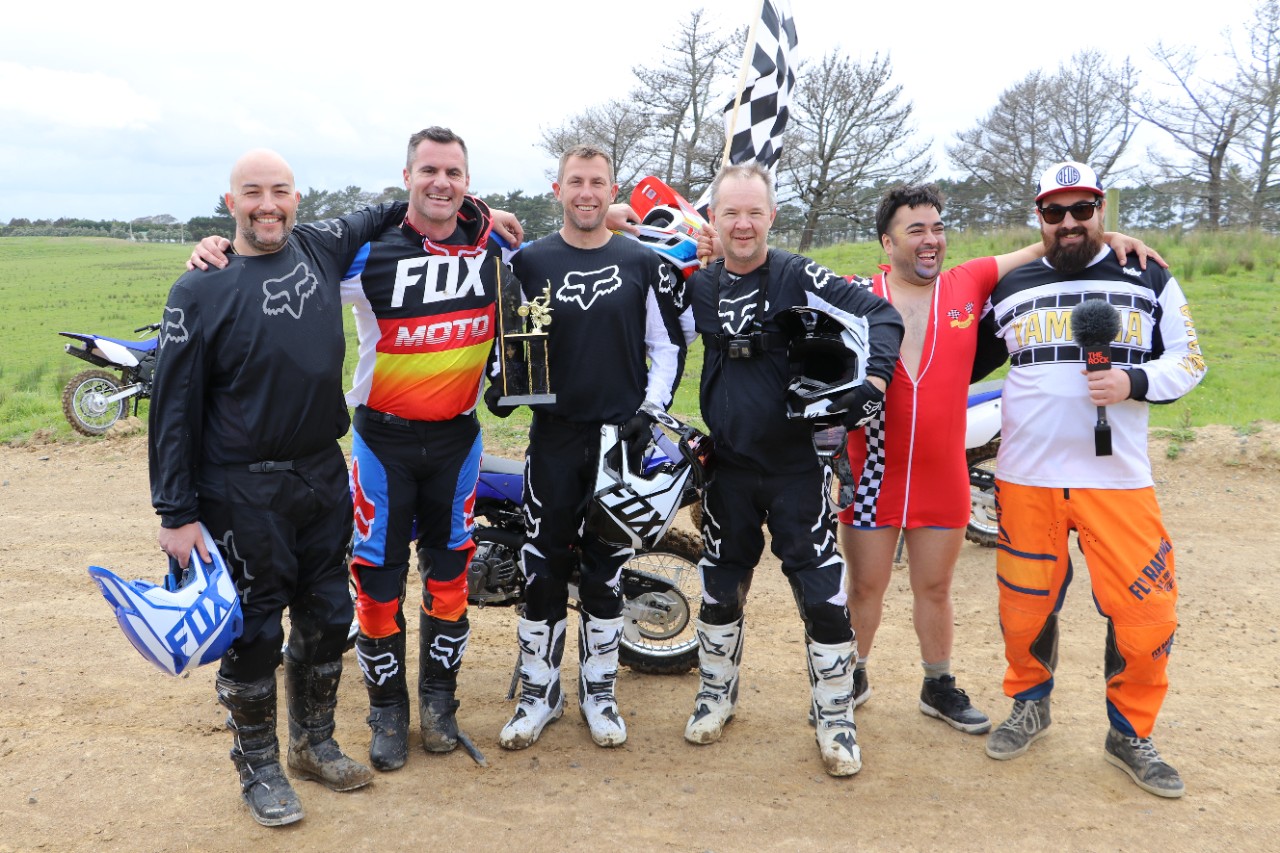 WATCH: Rog 'The GOAT' Farrelly takes on Jay and Dunc in the Moto-X race of the year