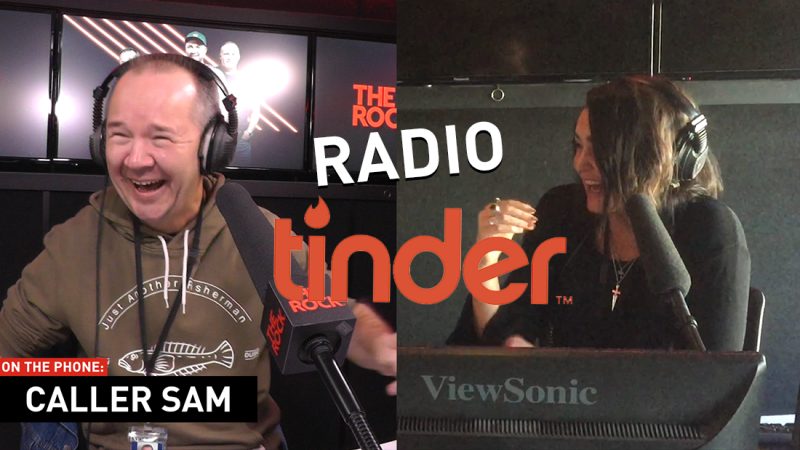Caller Sam tries to win Newsreader Mel over in Radio Tinder