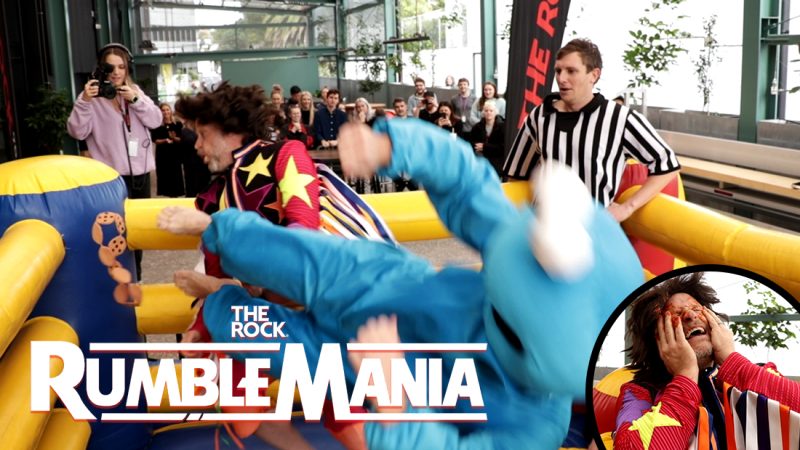 'Nacho Man' Mulls wrestles 'Cookie Monster' Boss Brad at RumbleMania 🤼 