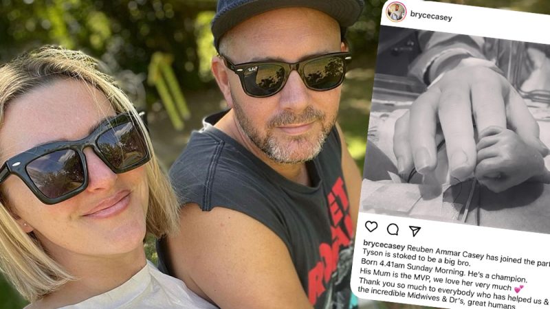Bryce and his wife Sharyn have welcomed their baby boy, Reuben 
