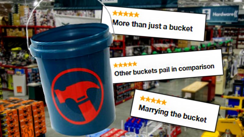 People are leaving crook and crack-up reviews on this 'legendary' 20L Bunnings Bucket