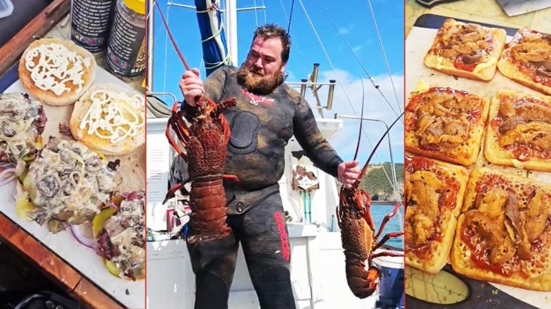 WATCH: Kiwi blokes go viral for epic four-day fishing bender with insane feeds and huge catches