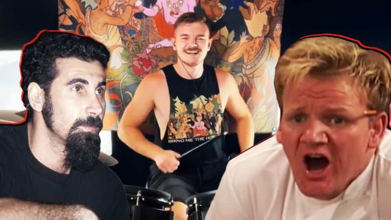 ‘Where’s the lamb SAUCE?!': Drummer covers SOAD’s ‘Chop Suey’ using viral Gordon Ramsay clips