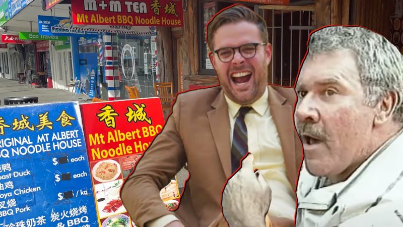 Guy Williams tracks down 'succulent Chinese meal' bloke in unhinged 'NZ Today' episode