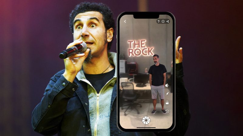 Listen to Serj Tankian's new song with him awkwardly standing in your room thanks to AR
