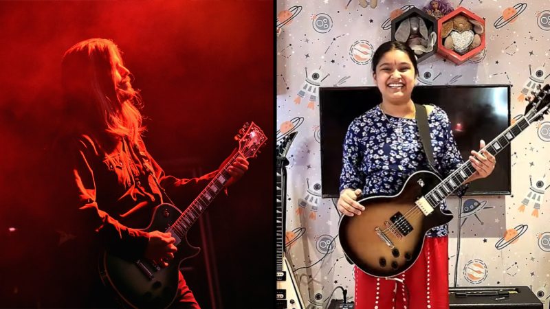 Tool’s Adam Jones gifts guitar to talented 9-year-old fan, watch her wholesome reaction