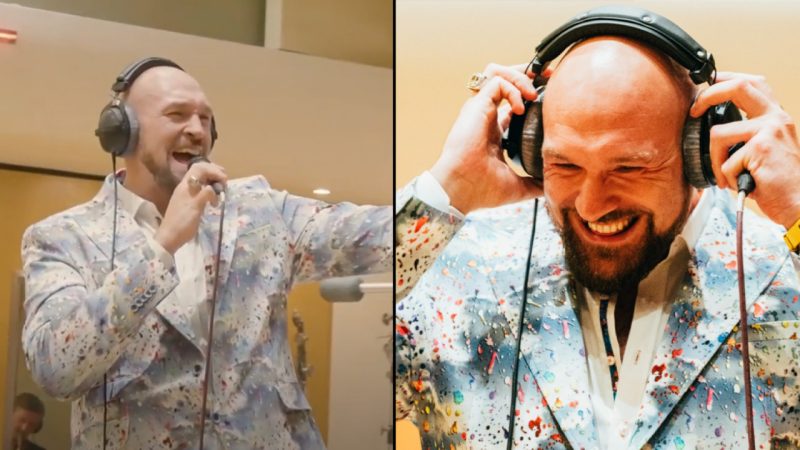 Tyson Fury's releasing a cover of 'Sweet Caroline' to raise funds for mental health