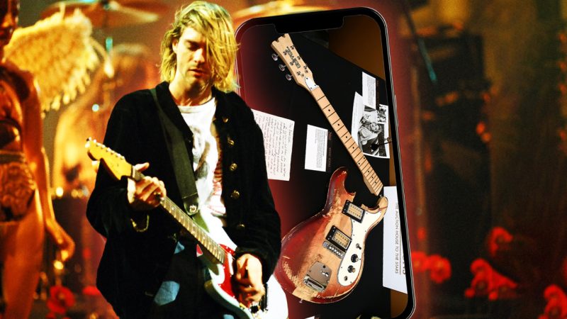 You can buy a signed guitar that Kurt Cobain once smashed onstage, if you're fkn loaded