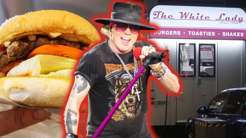 Axl Rose shouts out iconic Auckland burger joint The White Lady after NZ Guns N' Roses gig