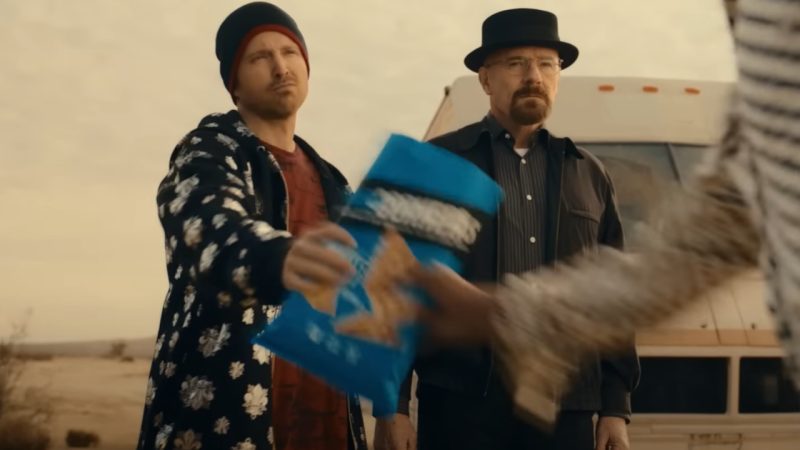 Bryan Cranston and Aaron Paul return as their 'Breaking Bad' characters for new Super Bowl Ad