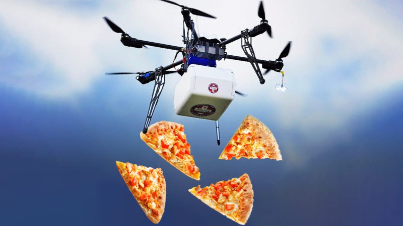 Drones now deliver pizzas in small town NZ and the locals' reactions are too good