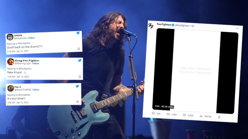 Foo Fighters are teasing something and fans are freaking out