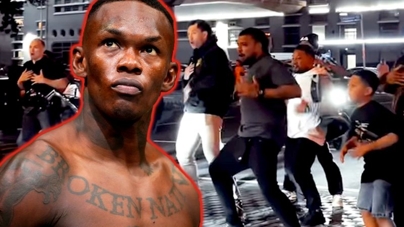 WATCH: Israel Adesanya receives a champions welcome with hearty haka on the streets of Auckland