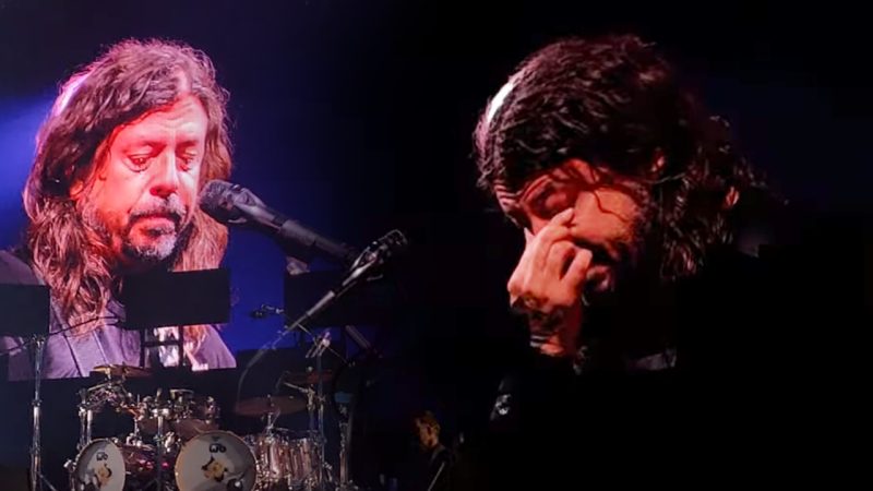 Dave Grohl gets emotional singing ‘Cold Day in the Sun’ at first gig without Taylor Hawkins 