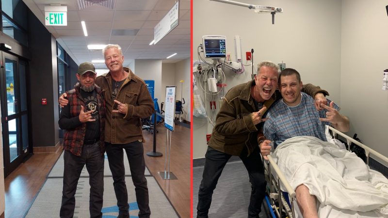 Metallica’s James Hetfield visits injured Ukrainian soldiers in U.S. hospital