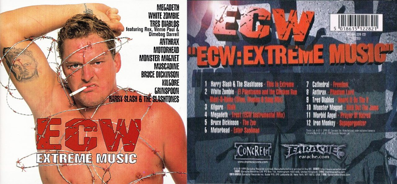 ECW - Extreme Music CD