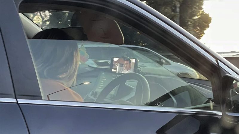 Flamin' mongrel: Aucklander spotted watching ‘Home and Away’ while driving on motorway