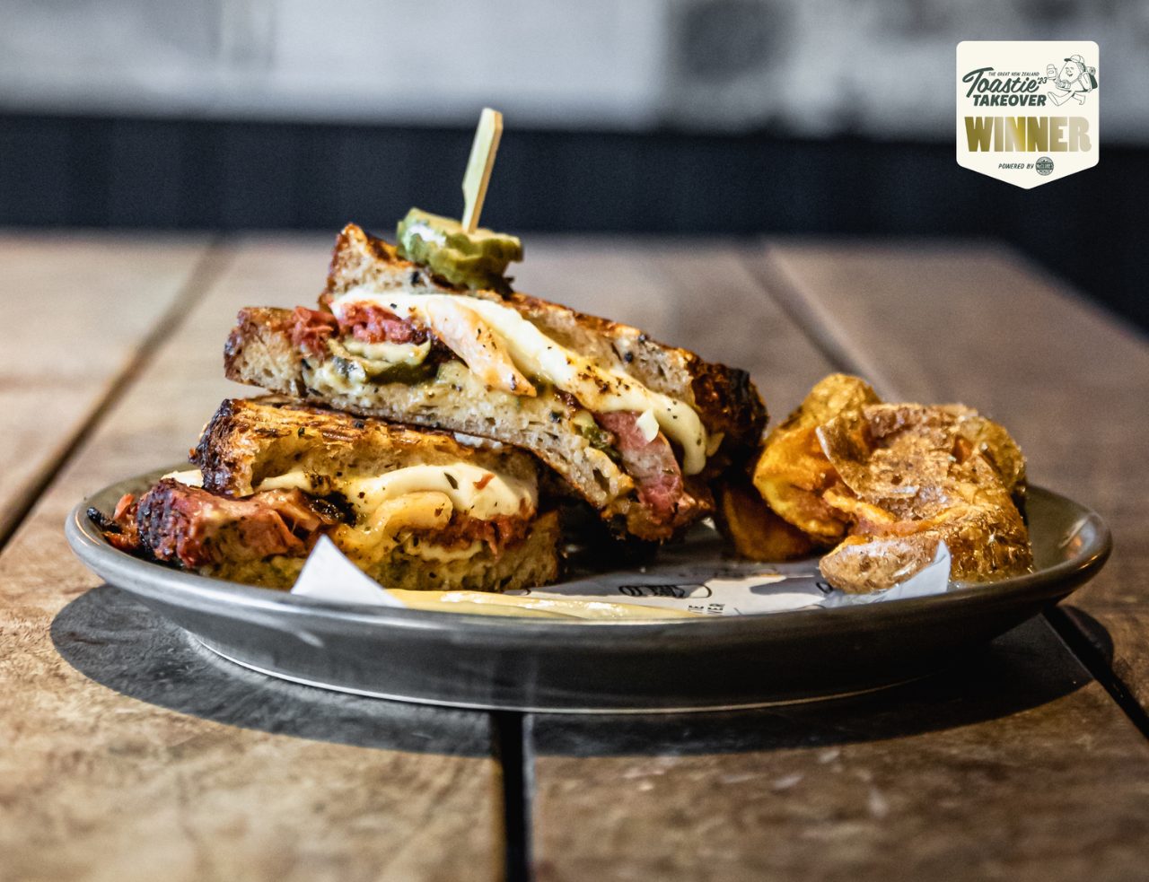 New Zealand's top toastie of the year has been crowned and it's a smoked lamb masterpiece