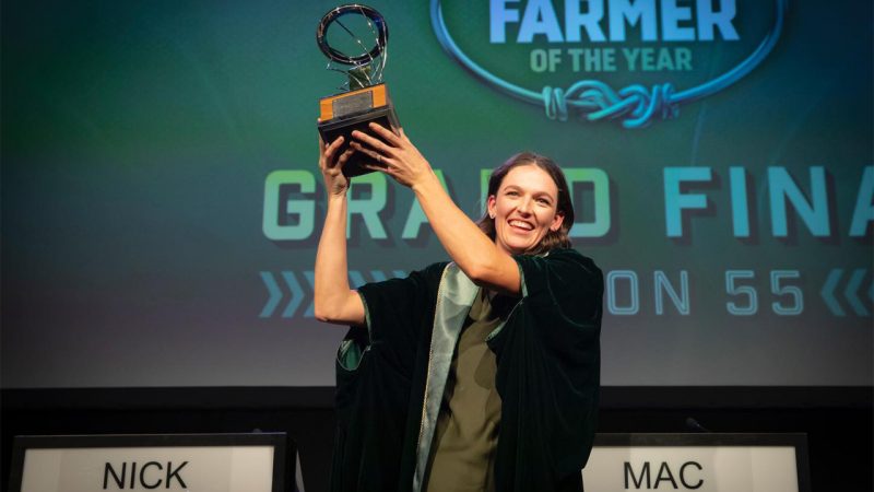Emma Poole becomes first woman to win FMG Young Farmer of the Year award