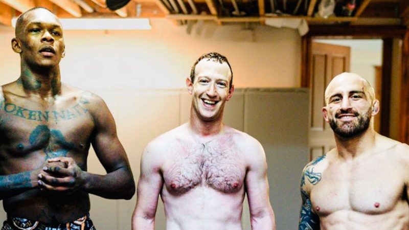 Your move, Elon: Mark Zuckerberg shows off ripped physique at UFC training with Izzy Adesanya